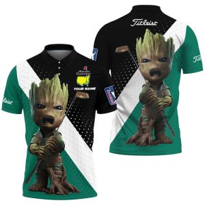 Masters Tournament Titleist Polo Shirt Golf Shirt 3D PLS122