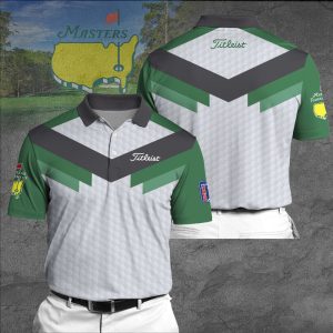 Masters Tournament Titleist Polo Shirt Golf Shirt 3D PLS123
