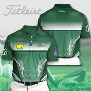 Masters Tournament Titleist Polo Shirt Golf Shirt 3D PLS127