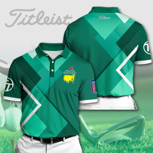 Masters Tournament Titleist Polo Shirt Golf Shirt 3D PLS189