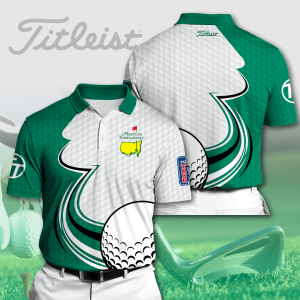 Masters Tournament Titleist Polo Shirt Golf Shirt 3D PLS212