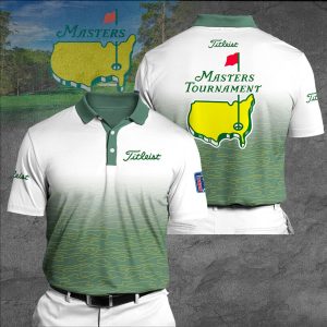 Masters Tournament Titleist Polo Shirt Golf Shirt 3D PLS222