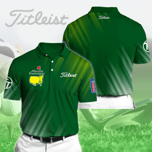 Masters Tournament Titleist Polo Shirt Golf Shirt 3D PLS223