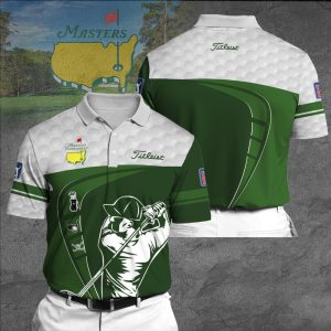 Masters Tournament Titleist Polo Shirt Golf Shirt 3D PLS249