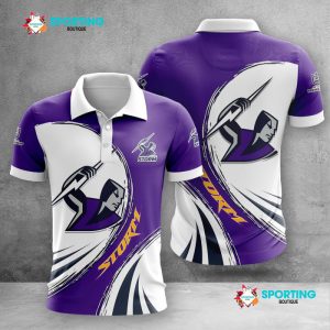 Melbourne Storm Polo Shirt Golf Shirt 3D PLS2089