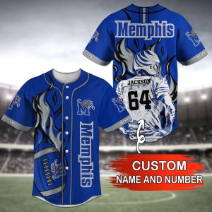 Memphis Tigers NCAA Baseball Jersey Personalized 2023 BJ2460
