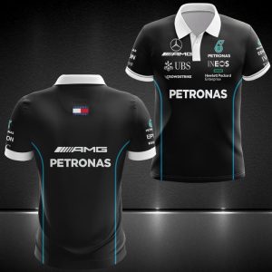 Mercedes-AMG PETRONAS F1 Team Polo Shirt Golf Shirt 3D PLS1245