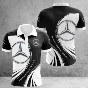 Mercedes-Benz Polo Shirt Golf Shirt 3D PLS2449