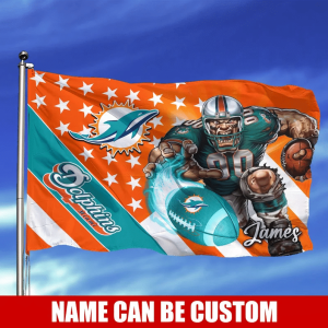 Miami Dolphins NFL Fly Flag Outdoor Flag Trend 2023 Fl258