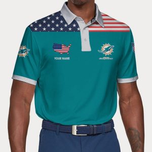 Miami Dolphins Polo Shirt Golf Shirt 3D PLS1798