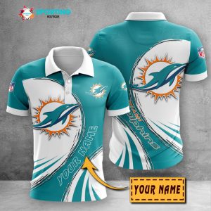 Miami Dolphins Polo Shirt Golf Shirt 3D PLS2161