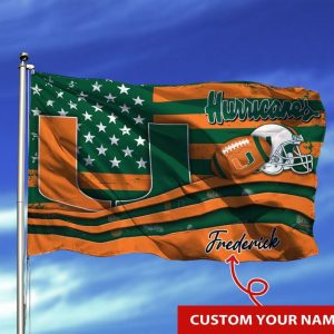 Miami Hurricanes NCAA Fly Flag Outdoor Flag Fl094