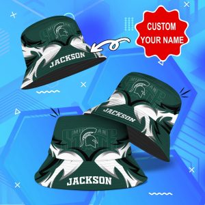 Michigan State Spartans NCAA Bucket Hat Personalized SBH122