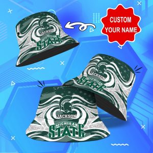 Michigan State Spartans NCAA Bucket Hat Personalized SBH323