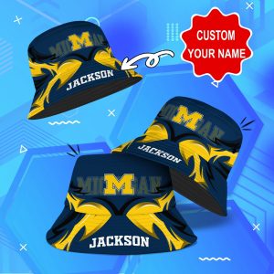 Michigan Wolverines NCAA Bucket Hat Personalized SBH007