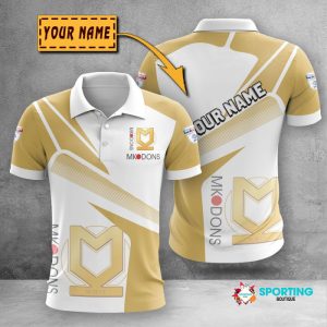 Milton Keynes Dons Polo Shirt Golf Shirt 3D PLS378