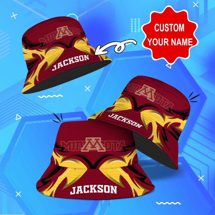 Minnesota Golden Gophers NCAA Bucket Hat Personalized SBH066