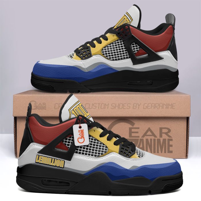 Mirio Togata Jordan 4 Sneakers MHA Anime Personalized Shoes JD490