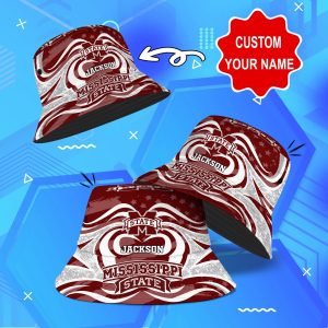 Mississippi State Bulldogs NCAA Bucket Hat Personalized SBH322