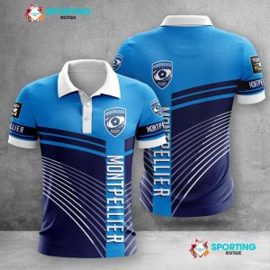 Montpellier Herault Rugby Polo Shirt Golf Shirt 3D PLS657