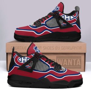 Montreal Canadiens Jordan 4 Sneakers Custom Shoes Personalized Shoes For Fans JD089