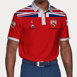 Morecambe F.C Polo Shirt Golf Shirt 3D PLS1880