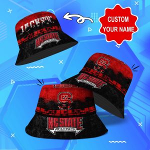 NC State Wolfpack NCAA Bucket Hat Personalized SBH120