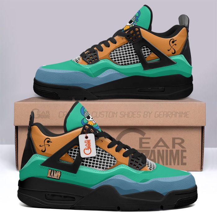 Nami Jordan 4 Sneakers Anime Personalized Shoes JD254