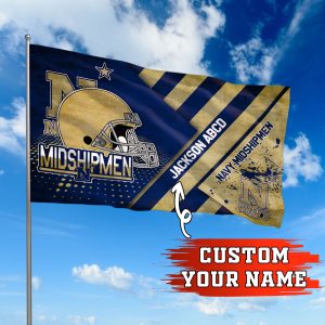 Navy Midshipmen NCAA Personalized Fly Flag Outdoor Flag Fl034