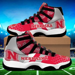 Nebraska Cornhuskers 3D NCAA Air Jordan 11 Sneaker JD110397