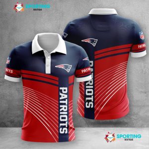 New England Patriots Polo Shirt Golf Shirt 3D PLS1396