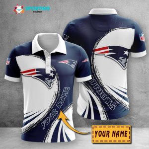New England Patriots Polo Shirt Golf Shirt 3D PLS2151