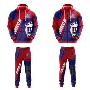 New York Giants NFL Combo Hoodie And Joggers Gift For Fan 2023 CHJ496