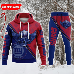 New York Giants NFL Combo Hoodie And Joggers Gift For Fan 2023 CHJ706