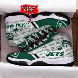 New York Jets 3D NFL Air Jordan 11 Sneaker JD110394