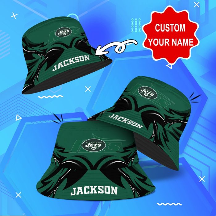 New York Jets NFL Bucket Hat Personalized SBH326