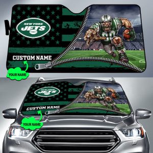 New York Jets NFL Car Sun Shade CSS0665