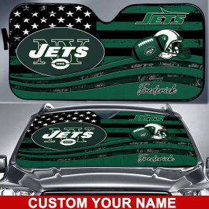 New York Jets NFL Car Sun Shade CSS0674