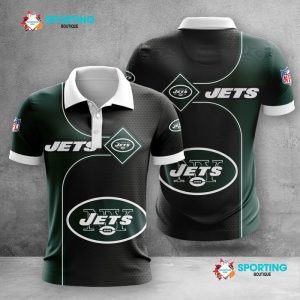 New York Jets Polo Shirt Golf Shirt 3D PLS1428