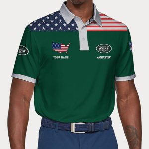 New York Jets Polo Shirt Golf Shirt 3D PLS1807