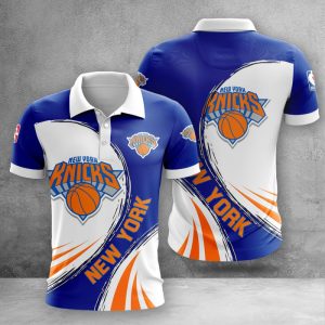 New York Knicks Polo Shirt Golf Shirt 3D PLS2422