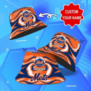 New York Mets MLB Bucket Hat Personalized SBH198