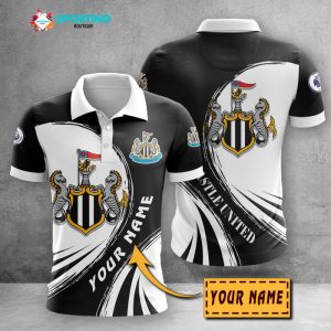 Newcastle United F.C Polo Shirt Golf Shirt 3D PLS2229