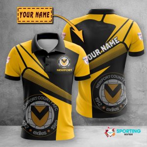 Newport County Polo Shirt Golf Shirt 3D PLS369