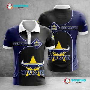North Queensland Cowboys Polo Shirt Golf Shirt 3D PLS2080