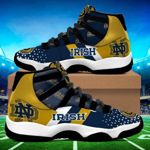 Notre Dame Fighting Irish 3D NCAA Air Jordan 11 Sneaker JD110455