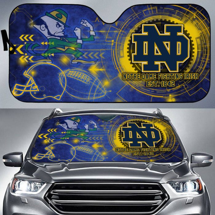 Notre Dame Fighting Irish NCAA Car Sun Shade CSS0720