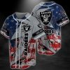 Oakland Raiders NFL Baseball Jersey BJ0940