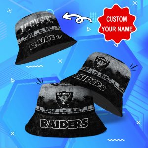 Oakland Raiders NFL Bucket Hat Personalized SBH159