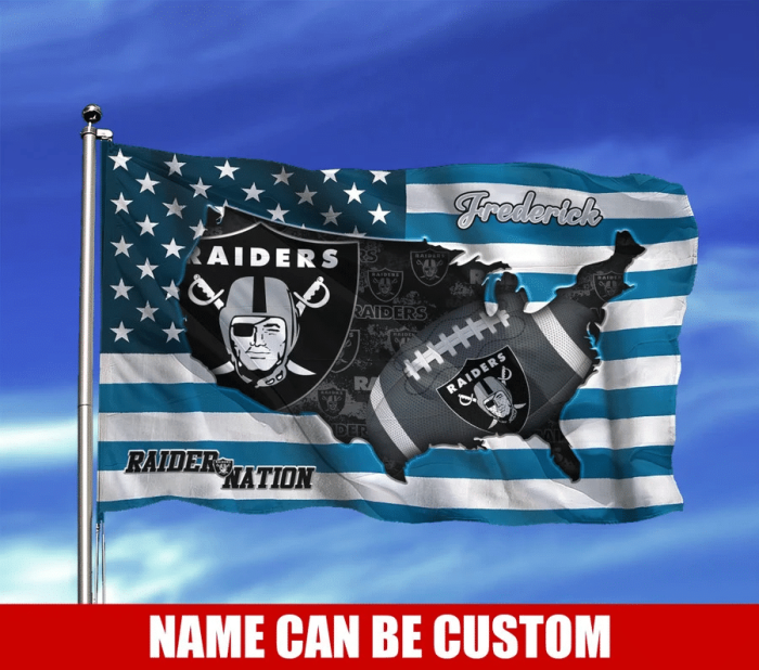 Oakland Raiders NFL Fly Flag Outdoor Flag Trend 2023 Fl230